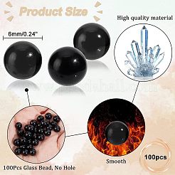 100 perles de verre&nbsp;GLAA-NB0001-52B