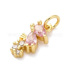 Ottone micro spianare pendenti zirconi&nbsp;KK-S510-47G-03