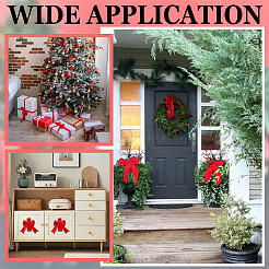 Weihnachtsdekoration mit Satinschleife&nbsp;FIND-WH0816-082