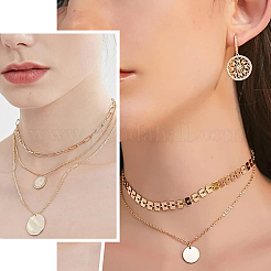 3 prolunga per catena in argento sterling&nbsp;STER-BBC0006-76G