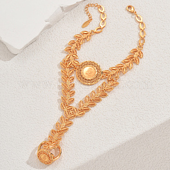 Elegante orientalische Gliederringarmbänder aus Messing und Legierung für Damen&nbsp;IJ1091
