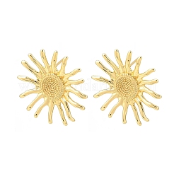 Aretes de sol de latón&nbsp;EJEW-F400-20G