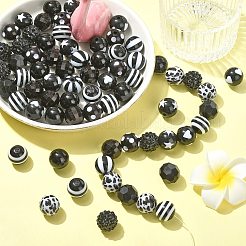100pcs perles acryliques opaques&nbsp;OACR-CJ0002-50