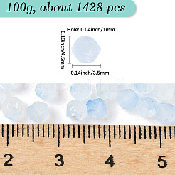 100 g mattierte Glasperlen&nbsp;FGLA-PA0001-01B