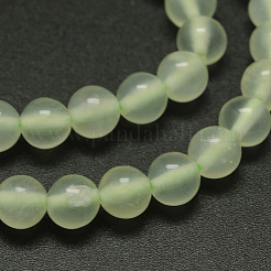 Nuova pietra naturale giada rotonda fili di perle&nbsp;G-O039-16-4mm
