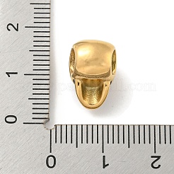 Perles européennes en strass en acier inoxydable 304&nbsp;STAS-U005-10G