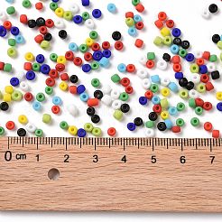 Undurchsichtige 12/0 Glas-Saatperlen&nbsp;SEED-A030-01A