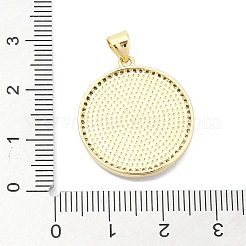 Messing micro pave klare zirkonia anhänger&nbsp;KK-A221-01G