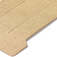 Schede espositive per fermagli per capelli in carta kraft&nbsp;DIY-B061-06A-09