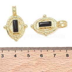 Placage en rack pendentifs en zircone cubique pavés de laiton&nbsp;CU-CBA01AA-04G
