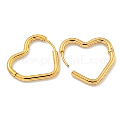 Orecchini a cerchio huggie in acciaio inossidabile 202&nbsp;EJEW-H003-07G-03