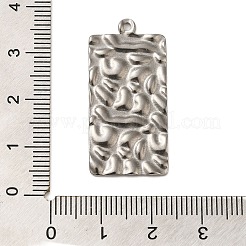 Pendentifs texturés en acier inoxydable 304&nbsp;STAS-G344-03B-P