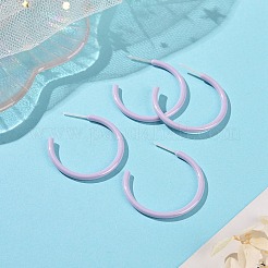 Aretes de anillo de cerámica con circonita biocerámica hipoalergénica&nbsp;EJEW-Z023-01F