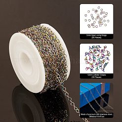 Kit de fabricación de conjunto de joyería de cadena de diy&nbsp;STAS-SZ0002-23