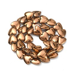 Fili di perline di ematite sintetica non magnetica elettrolitica&nbsp;G-C024-04C