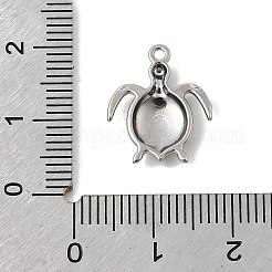 Anhänger aus Edelstahl 304 mit Motiven von Meeresorganismen&nbsp;STAS-Z179-40P-01B