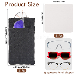 Étui à lunettes en similicuir PU (1 pièce)&nbsp;AJEW-CN0007-66B