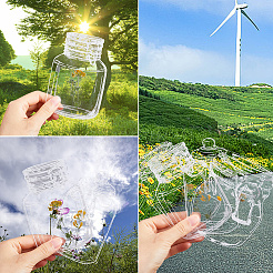 3 Stile wasserfeste selbstklebende Stempelaufkleber-Sets&nbsp;DIY-CP0011-04C