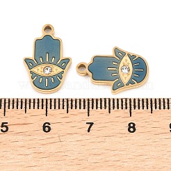 304 Edelstahl-Emaille-Anhänger&nbsp;STAS-Z190-06G-01