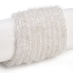 Natürliche weiße Jade perlen Stränge&nbsp;G-Z069-01A