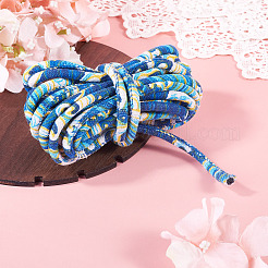 Cordon en polyester imprimé floral ethnique de 5 m&nbsp;OCOR-TA0003-94D