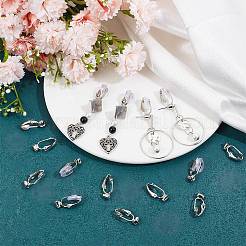 36 pz di convertitori per orecchini a clip in ottone&nbsp;KK-SP0001-10P
