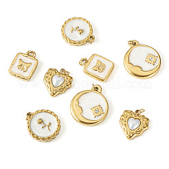 8 pendentif en acier inoxydable émaillé 304&nbsp;STAS-TA0006-19
