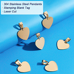 Ciondoli in acciaio inox 304&nbsp;STAS-UN0016-42G