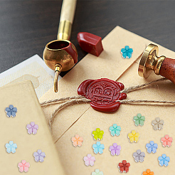 24 Farben Sakura-Siegelwachspartikel&nbsp;DIY-WH0308-514