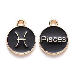 Pendentifs d'émail en alliage&nbsp;ENAM-SZ0001-28C-H