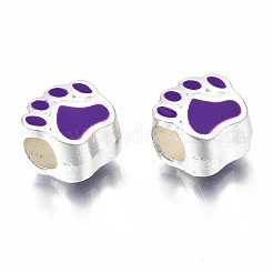 Perline europeo smalto in lega&nbsp;MPDL-T005-003C-RS