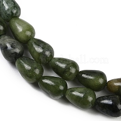 Chapelets de perles en jade blanc naturel teinté&nbsp;G-P553-B01-01