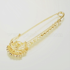 Legierung Glas Strass Broschen&nbsp;LS-JEWB-G001-18