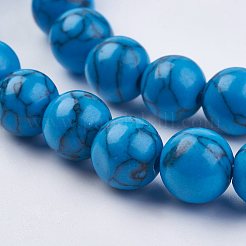 Nachahmung synthetischen Türkis Bead Stränge&nbsp;G-F434-8mm-02