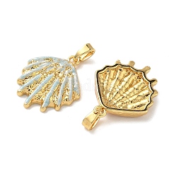 Pendentifs d'émail en laiton &nbsp;KK-K305-14G