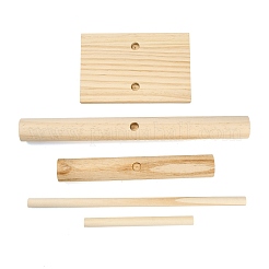 Schmuckständer aus Holz mit T-förmiger Stange für Halsketten und Armbänder (2-stöckig)&nbsp;WD-CBA482F-05