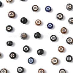 68 pièces de perles en porcelaine faites à la main de 9 couleurs&nbsp;PORC-FS0001-23A