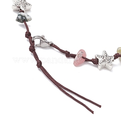 Bracelets de cheville en perles de coquillage cauris naturel et synthétique&nbsp;AJEW-AN00687-02