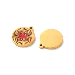 Ionenplattierung (IP) 304 Edelstahl Emaille Charms&nbsp;STAS-M102-23G-02