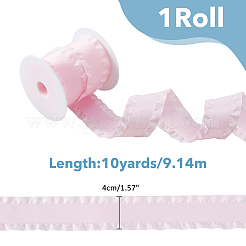 Ruban de dentelle à volants en polyester de 10 mètre&nbsp;DIY-FI0001-14B