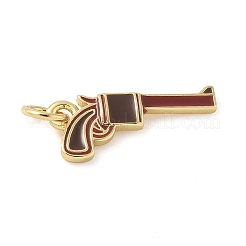 Messing Emaille Anhänger / charms&nbsp;KK-C110-21B-G