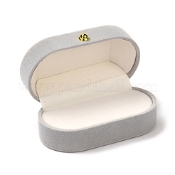 Rechteckige Samt Paar Ringe Box&nbsp;CON-P013-A03-A