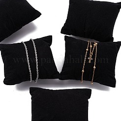 Schwarzes Rechteck Samtkissen Schmuck Armbanduhr Anzeige&nbsp;X-BDIS-I001-01