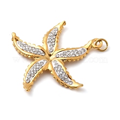 304 Edelstahl-Strass-Emaille-Anhänger&nbsp;STAS-B093-21G