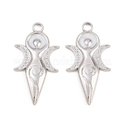 Pendentifs en acier inoxydable 304 émaillés&nbsp;STAS-K293-35P