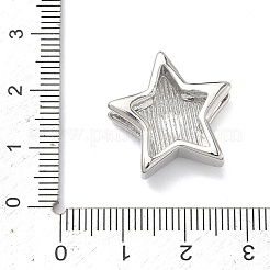 Sternförmige Schiebeanhänger aus Messing&nbsp;KK-P349-18A-P
