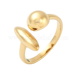Offene Manschettenringe aus Edelstahl 304&nbsp;RJEW-S627-01B-G