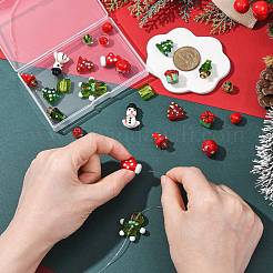 26pcs 13 Arten handgemachte Bunte Malerei-Perlen&nbsp;LAMP-FS0001-75