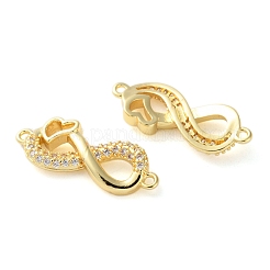 Placcatura in ottone con zirconi cubici trasparenti&nbsp;KK-C084-13B-G