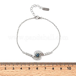 925 Sterling Silber Link Armbänder&nbsp;BJEW-D346-02B-P